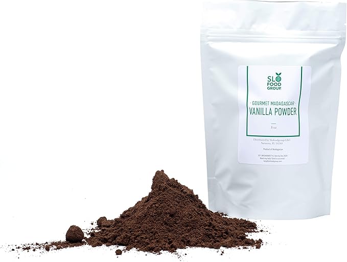 Amazon Slofoodgroup グルメグレードによってマダガスカル 地上バニラビーンパウダー 8オンスバニラ豆粉 Slofoodgroup そらまめ 通販