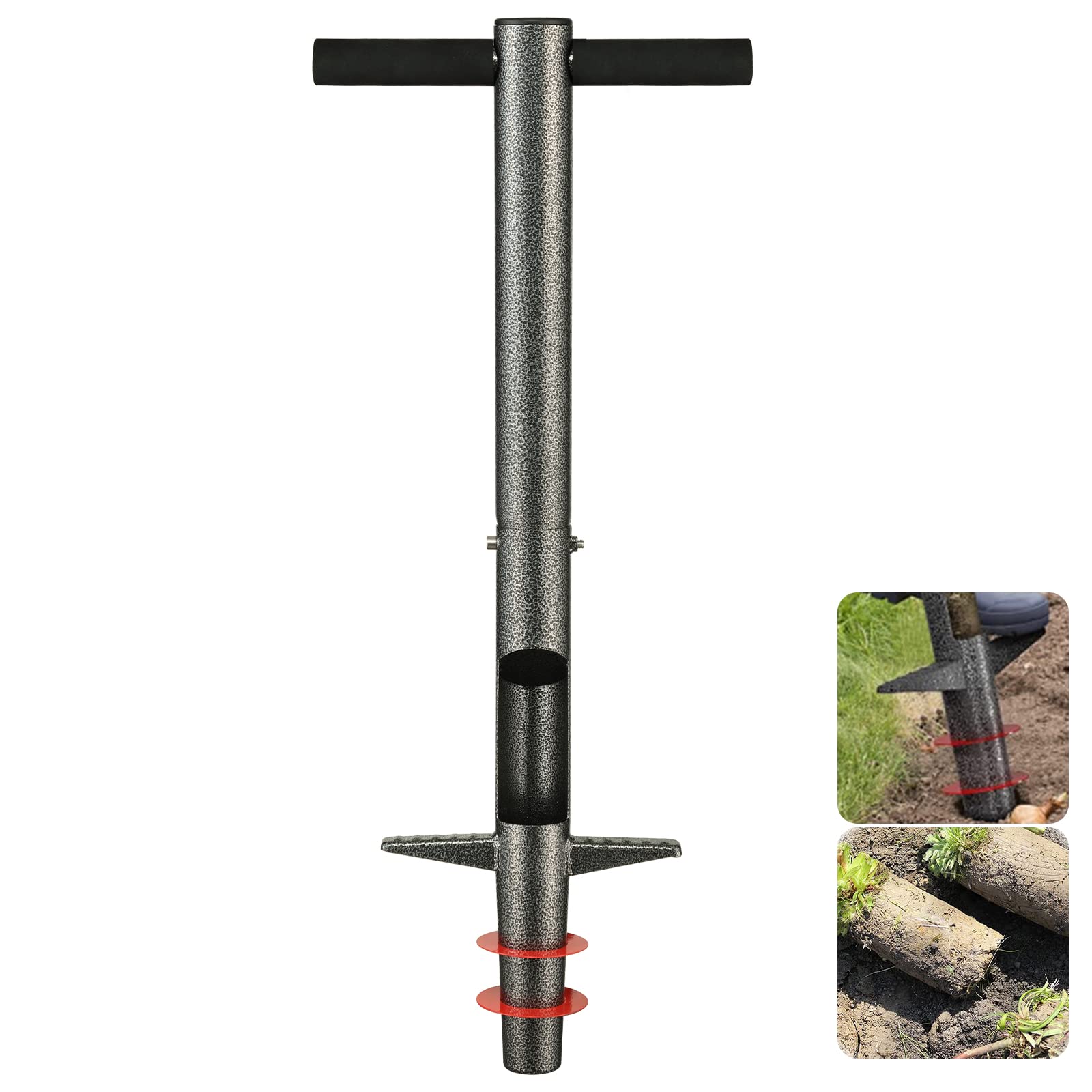 Photo 1 of BsBsBest Bulb Planter, 33.5 inch Long Handle Bulb Planter Tool, Garden Sod Plugger for Planting or Weeding, Planter Tool to Dig Hole for Soil Test, Flower Bulbs Planting Tool