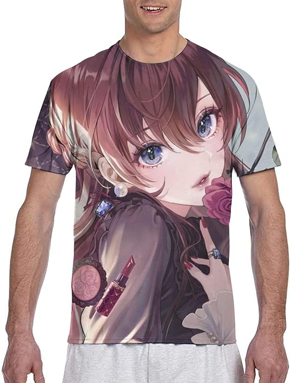 Amazon ユニセックスメンズレディースワイフアニメガールオタクギフト3dプリントtシャツパーソナライズされた半袖tシャツトップ Tシャツ カットソー 通販