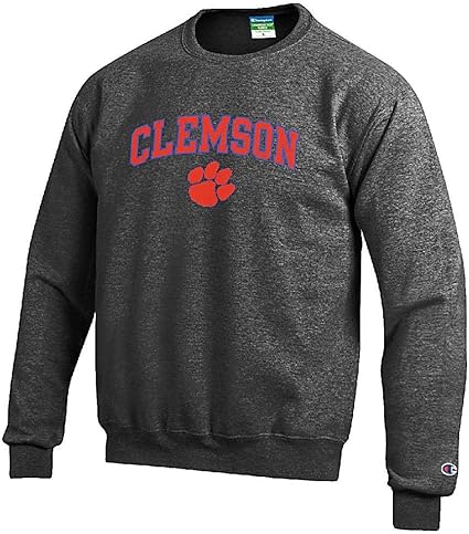 champion clemson crewneck sweatshirt