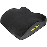Goodyear Car Seat Cushion Curved Pillow - Seat Cushions for Office Chairs, Car Seat Back Support Pillow Tailbone Pain Relief Cushion