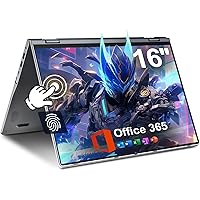 jumper Laptop, 16" IPS FHD Touchscreen Laptop, Fingerprint Reader, 16GB DDR4, 640GB Storage, Backlit Keyboard, 1 Year Office 