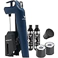 Coravin Timeless Three Plus Wine Preservation System - By-the-Glass Wine Saver - With 2 Pure Argon Gas Capsules & Wine Aerator - 2024 Limited Edition Deep Sea Blue