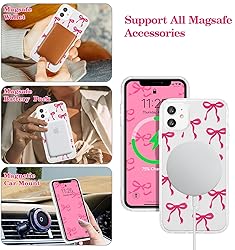 UEEBAI Magnetic for iPhone 11 Case, Bow Case