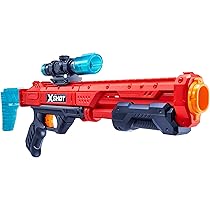 Amazon.com: ZURU X-Shot Excel Hawk Eye Foam Dart Blaster (Red