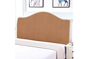 EFELIM Stretch Bed Headboard Cover for Twin Full Queen King Size Bed, Bed Headboard Slipcover Bed Head Cover Dustproof Headboard Protector Washable (Coffee,Twin)