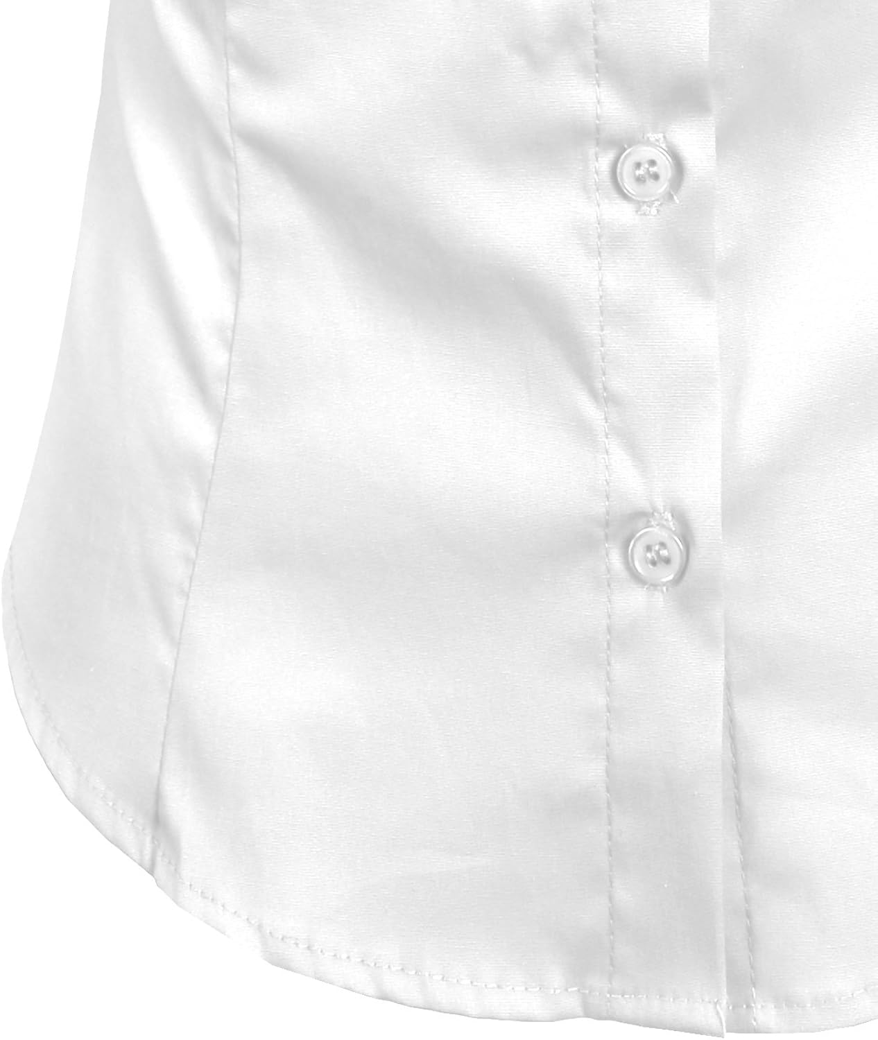 NE PEOPLE Womens Simple Stretch Slim Fit 3/4 Sleeve Roll Up Cotton Button Down Basic Solid Shirt (S-6XL): Clothing