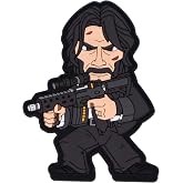 John Agent Baba Yaga Hitman AR Rubber Morale Patch with Hook and Loop for Police 2nd Soldier and Gun Lovers