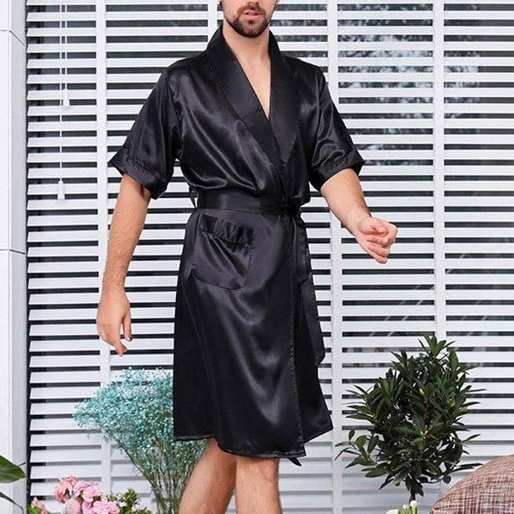 mens short sleeve dressing gown