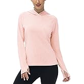 isnowood Women's UPF 50+ Sun Hoodie, Long Sleeve SPF Swim Rash Guard, Lightweight UV Protection Shirts for Hiking Fishing