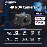 zowietek 4K NDI HX3 POV Box Camera PoE SDI HDMI UVC RTSP RTMP SRT M12 Lens view 2