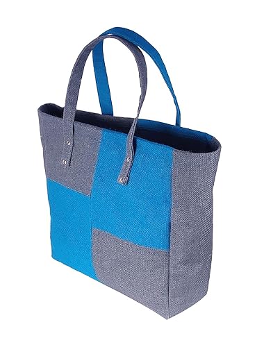Foonty Womens Jute Handbag (Grey)