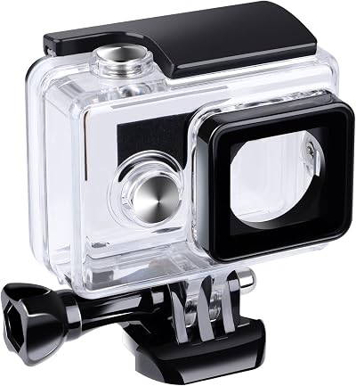 Suptig Waterproof Case for Yi Action Camera - 147ft Depth Housing