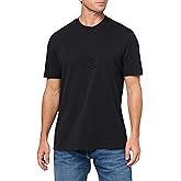 Hugo Mens Stacked Tonal Logo Cotton T-Shirt