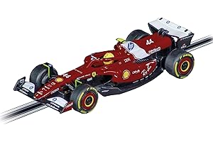 Carrera GO Slot Car 20064282 – Ferrari SF-25 L. Hamilton, No.44 (2025) Véhicule analogique à l'échelle 1:43