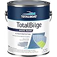 TotalBoat TotalBilge Epoxy Based Bilge Paint for Boat Bilges, Bulkheads, Engine Rooms and Locker Areas (Gray), 1 Gallon (Pack of 1)