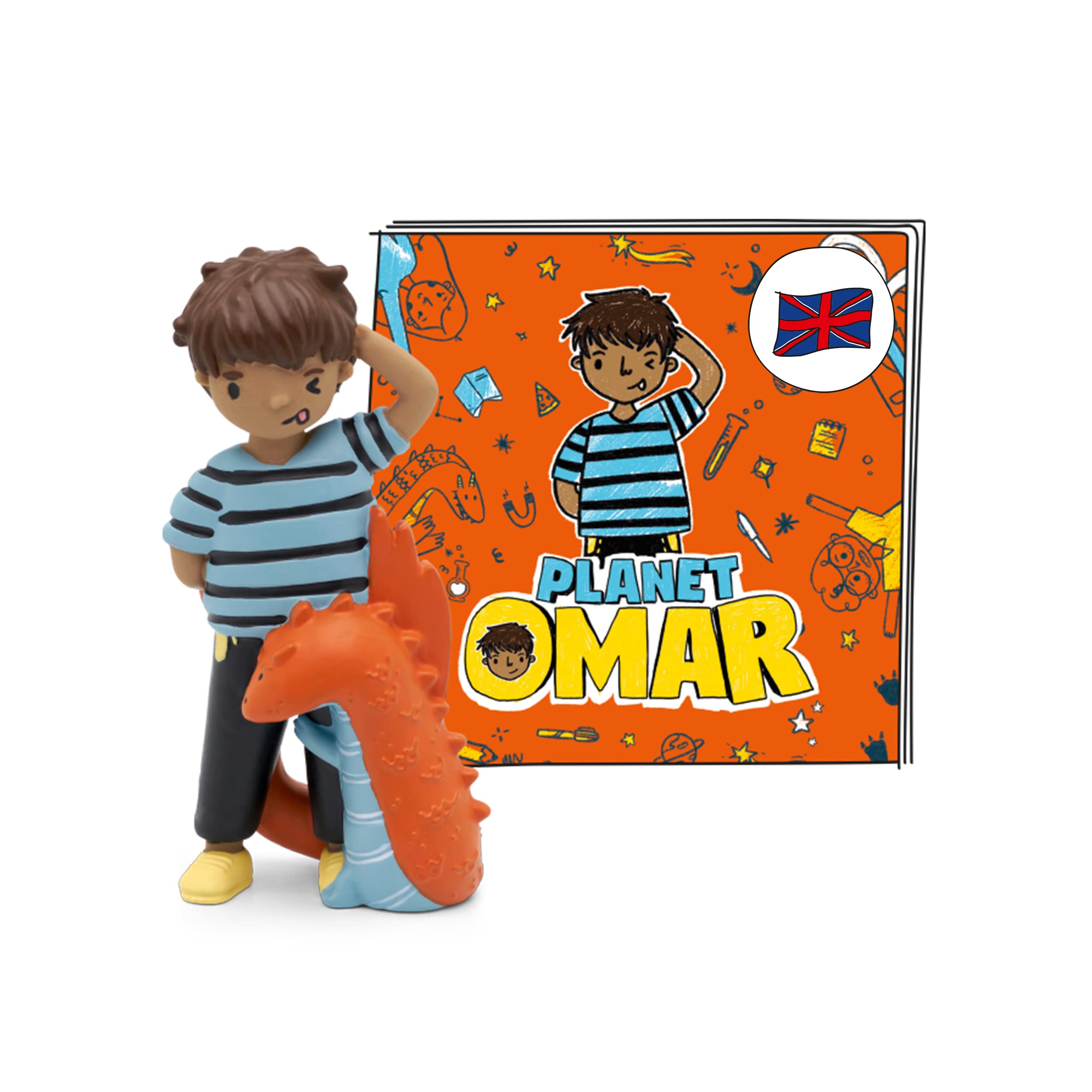 Tonies Audio Character For Toniebox, Planet Omar - Accidental Trouble Magnet, Story for Use with Toniebox Music Player for Kids (Sold Separately), Kids Gifts, Toys for 8+ Year Old Boys and Girls