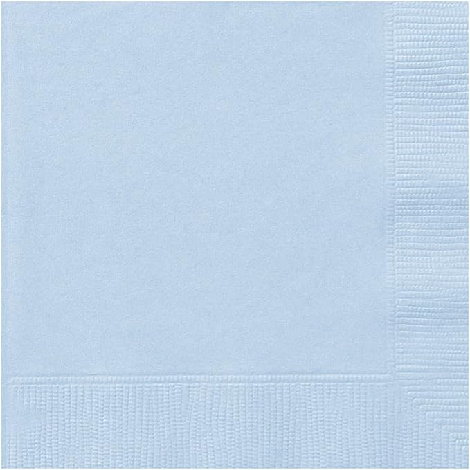 Light Blue Beverage Napkins, 20ct Amazon.co.uk Kitchen & Home