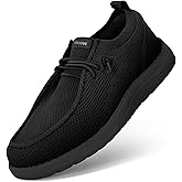 ZOKSOVE Wide Shoes for Men - Comfort Slip on Walking Loafers with Arch Support - Mens Wide Orthopedic Shoes for Plantar Fasciitis