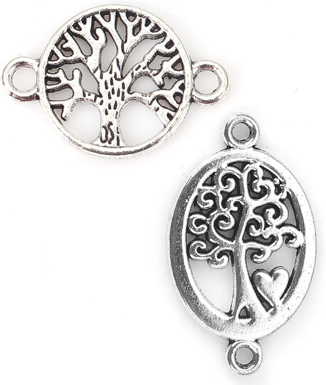 JGFinds Tree of Life Charm Connectors 