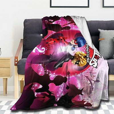 Super Soft Miraculous Ladybug Fleece Throw Blanket South Korea