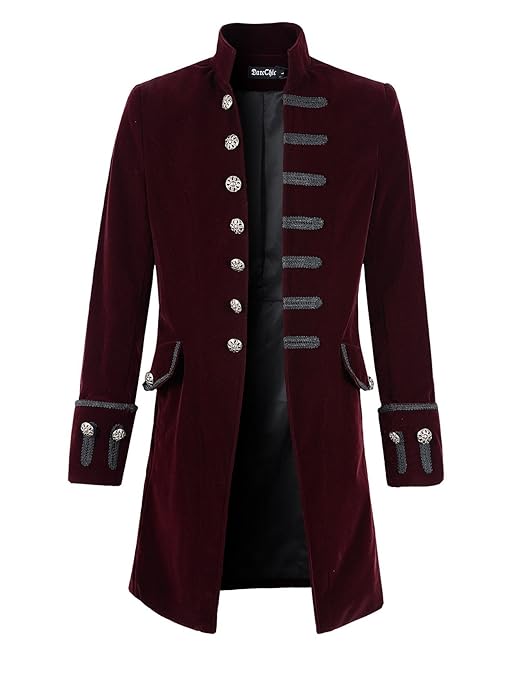 Men's Steampunk Coats, Jackets, Suits