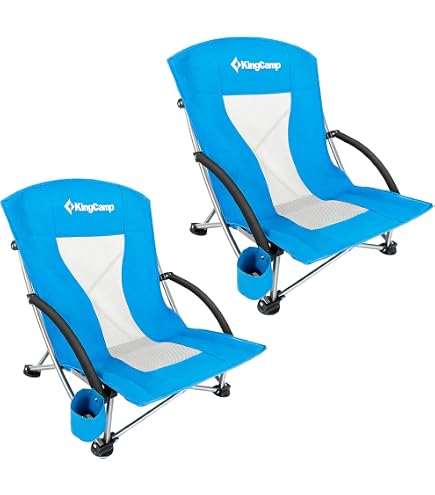 thumbnail image 2 of GYMAX Beach Chairs, Backpack Camping Chair With Armrest, Cooler Bag, Cup Holder, Towel Bar & Side Pockets, Sunbath Sling Tanning Lounge, Folding Layout Chair (with Table, Blue Leaves 2 of 11