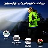 Blukar Rechargeable Head Torch 2000L LED Headlamp 6 Mode IPX5 Sensor view 7