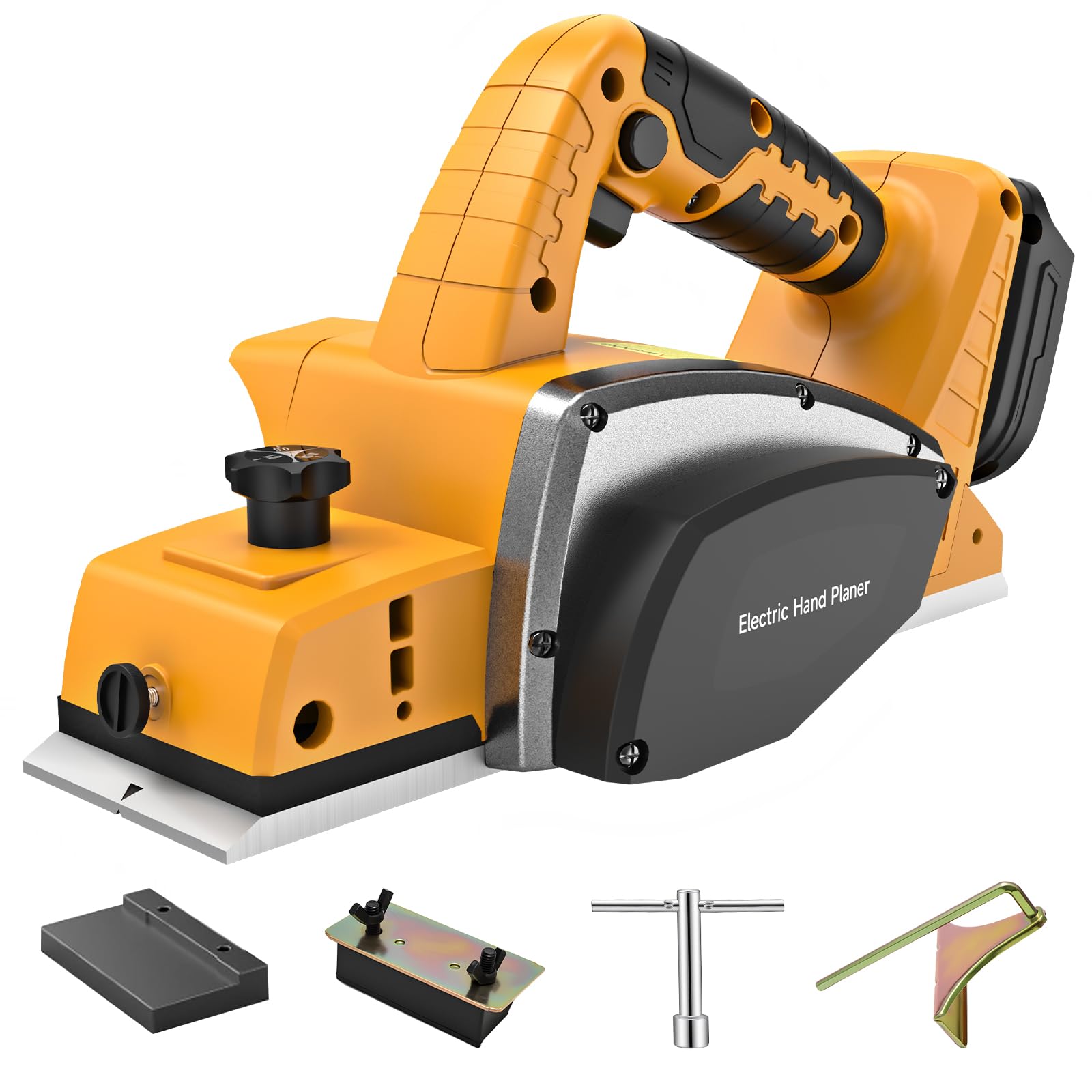 Cordless Hand Planer Compatible with DeWalt 20V Battery, 3-1/4
