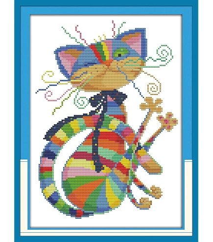 Modèle Au Point De Croix Lapins Et Glaces De Vervaco PN-0200385