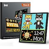 Divoom Pixoo-64 - WiFi Pixel Cloud Digital Frame with APP Control,64 X 64 LED Panel Display Frame for Gaming Room Decoration/