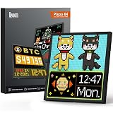 Divoom Pixoo-64 - WiFi Pixel Cloud Digital Frame with APP Control,64 X 64 LED Panel Display Frame for Gaming Room Decoration/Social Media Fans Counter