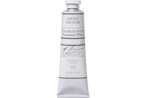 M. Graham & Co. 2-Ounce Tube Gouache Paint, Titanium White