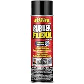 Leak Stopper Rubber Flexx &ndash; Waterproof Repair &amp; Sealant Spray - Point &amp; Spray to Seal Cracks, Holes, Leaks, Corrosion &amp; More | Black &ndash; 1 Bottle 18oz