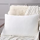 King Shredded Memory Foam Bed Pillow with Zipper Removable Washable Bamboo Derived Rayon Cover,Breathable Cooling Hypoallergenic ,Dust Mite Resistant and Luxury for Hotel and Home