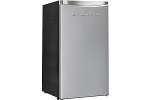 Frigidaire EFR323 3.2 cu ft Compact Fridge, Mini Refrigerator, Stainless Steel, Platinum Series