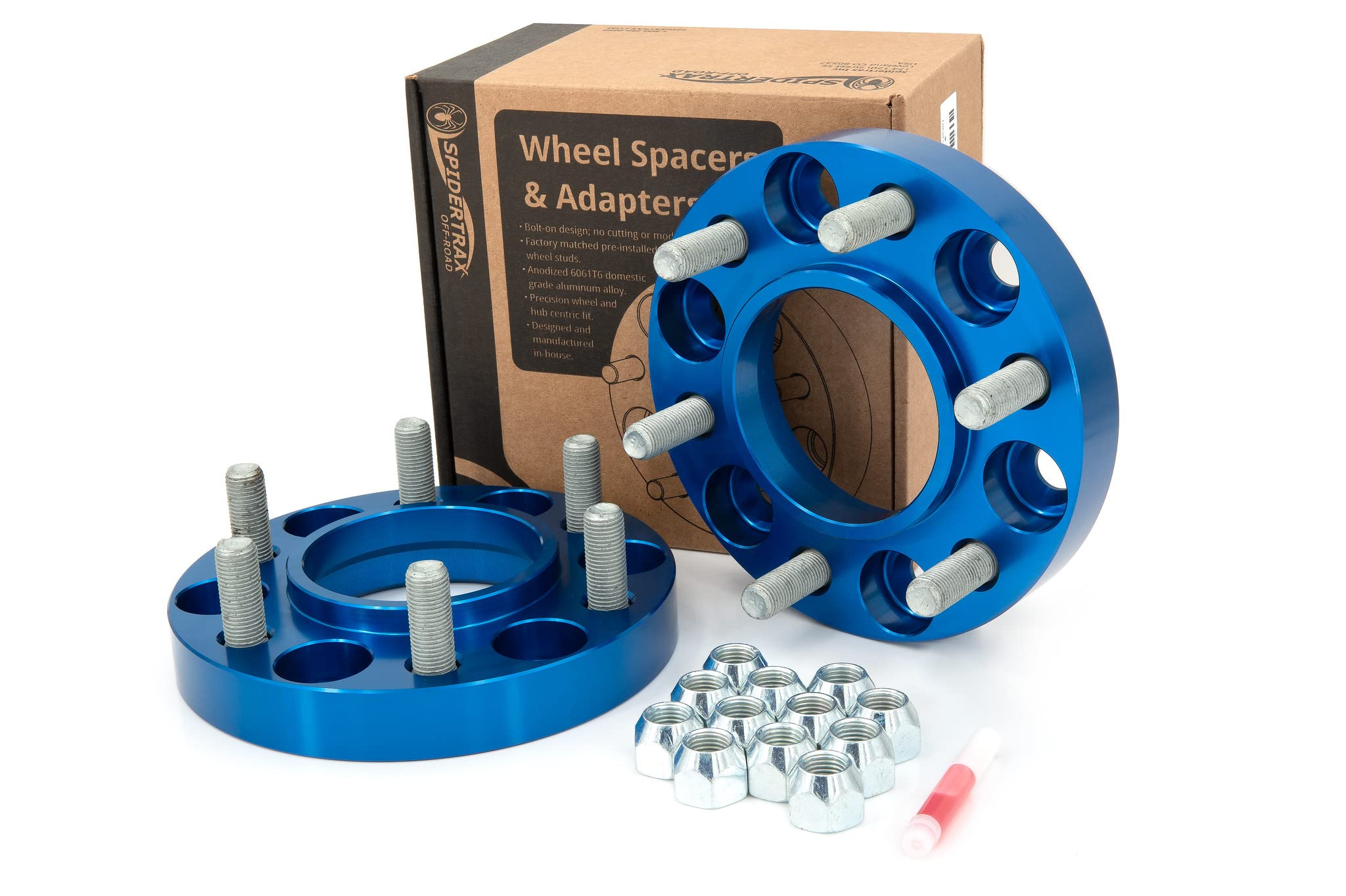 Photo 1 of Spidertrax WHS034 Blue Wheel Spacer Kit