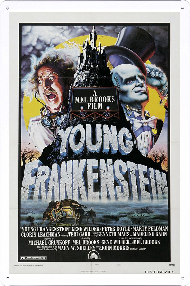 Movie Poster Home Theater Decor Metal Tin Sign Wall Art by Masterpiece Collection 20*30cm (OIL-MFC5381)