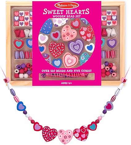 melissa and doug sweet hearts bead set