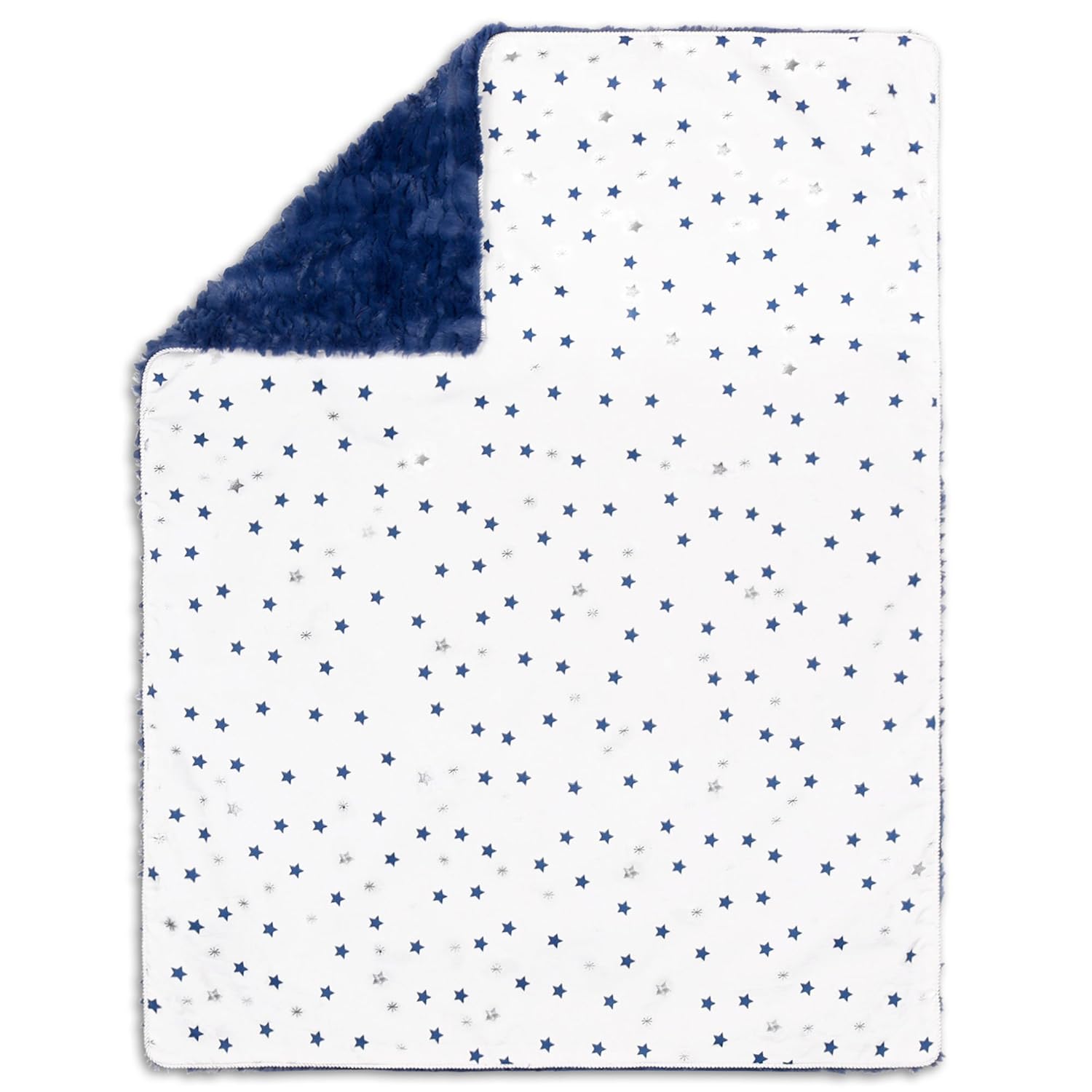 grey star baby blanket