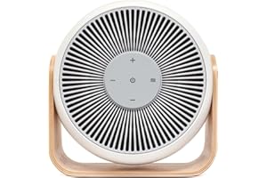 SNOOZ Breez 2-in-1 Smart Bedroom Table Fan & White Noise Machine - Smooth, Powerful Air - Adjustable White Noise - Remote Control, Scheduling, & Smart Features via App