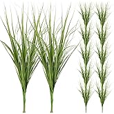 Artificial Grass Plants, Fake Tall Grass 12pcs Cattails Adornments Artificial Greenery Stems Fake Outdoor Plants for House Home Indoor Outdoor Office Room Gardening Christmas