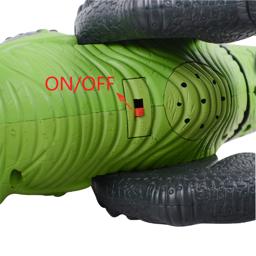 Ovovo Dinosaur Robot Toy for Boys Girls Large Size Walking Dinosaur Toy with Light and Sound, Real Movement.
