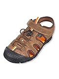 Scott David Boys' Lucas Sport Sandals - Brown, 9