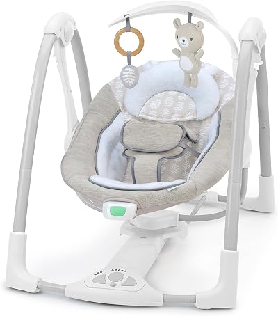 Ingenuity ConvertMe Swing 2 Seat - 5 Swing Modes USB PowerAdapt