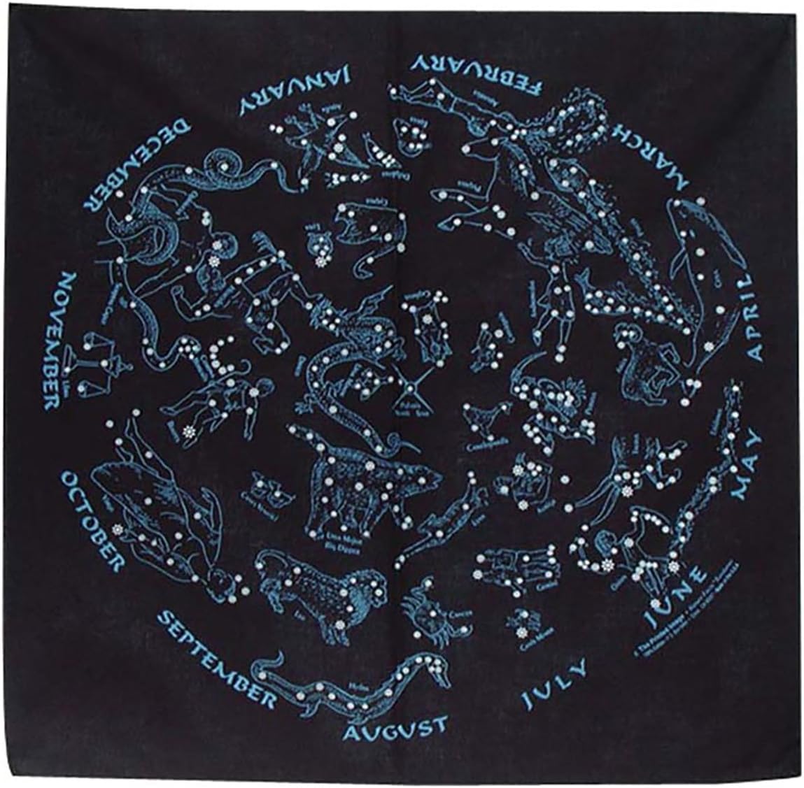 The Printed Image Stars (glow-n-dark) Bandana