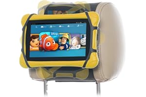 Supporto da auto per Kindle girevole universale in silicone per tablet Fire da 7 a 10 pollici