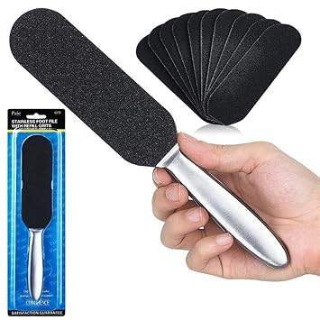 Y Xm Edelstahl Beidseitig Schleifpapier Fuss Bimsstein Steinen Fuss Datei Raspeln Haut Datei Fuss Schleifen Werkzeug Mit Platten Aus S Andpaper Amazon De Beauty
