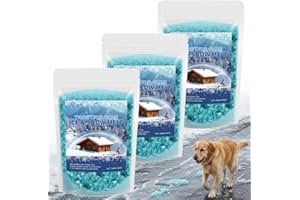 Melting Salt for Snow and Ice, Fast Acting Ice Melt Pellets - Pet Safe Rock Salt for Snow on Driveways, Sidewalks & Steps, Me