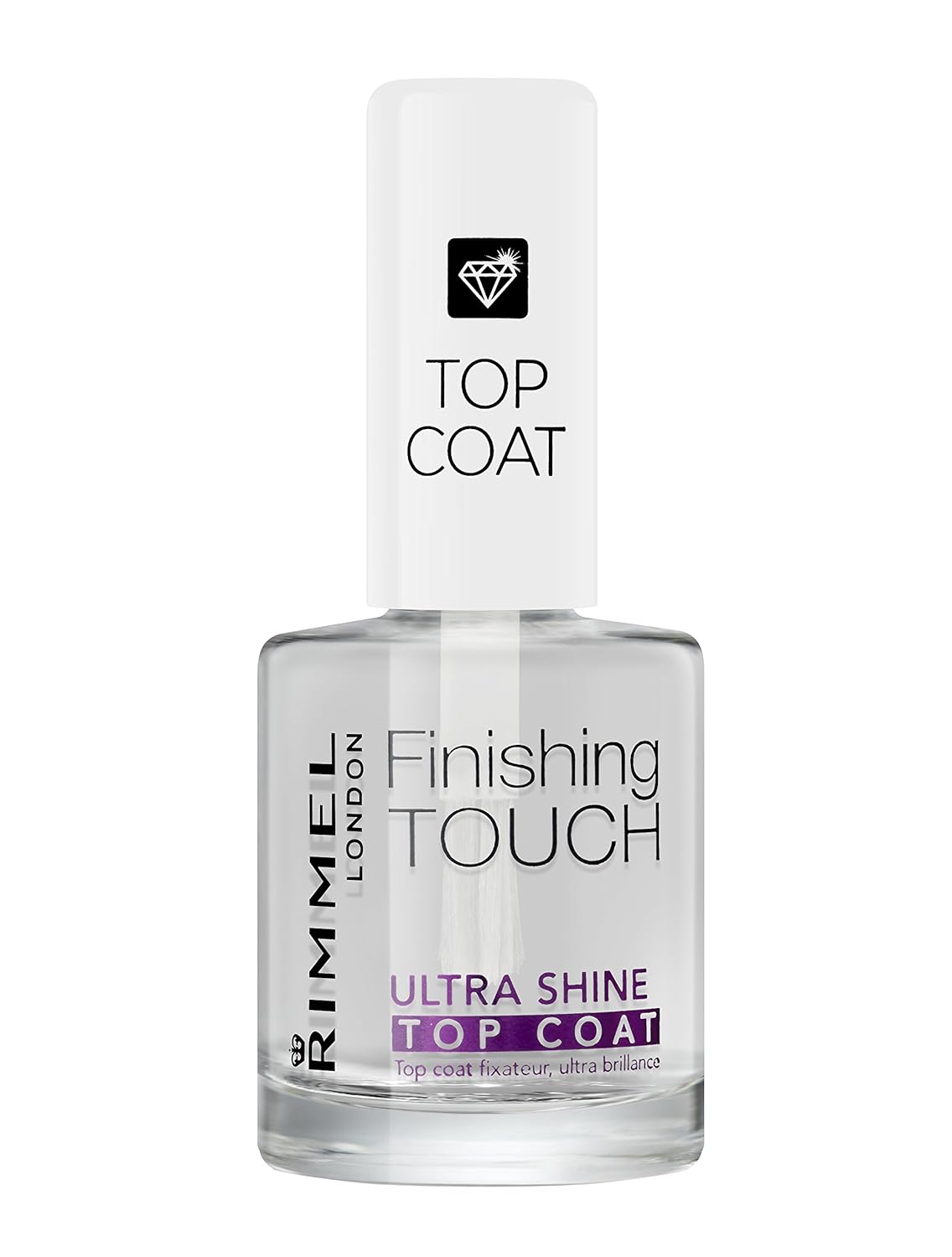 Rimmel London Finishing Touch Ultra Shine and Care Top Coat, 12 ml